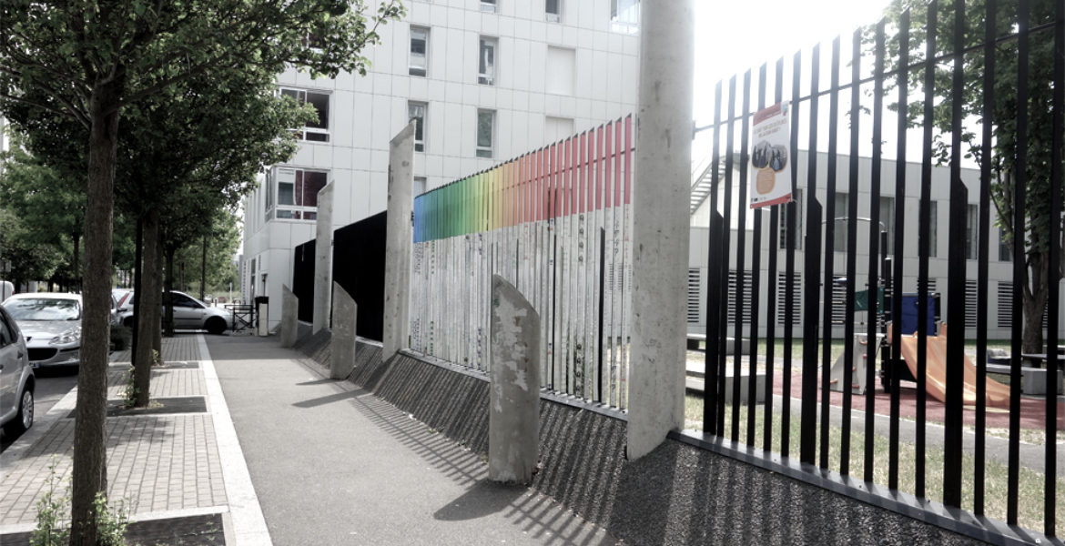 Cité Allende, projet participatif à la reconquête des cours, Villetaneuse (93)