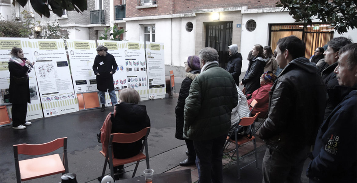 Mobilisation et co-conception pour la réhabilitation de la résidence Porte de Montreuil, Paris 20ème