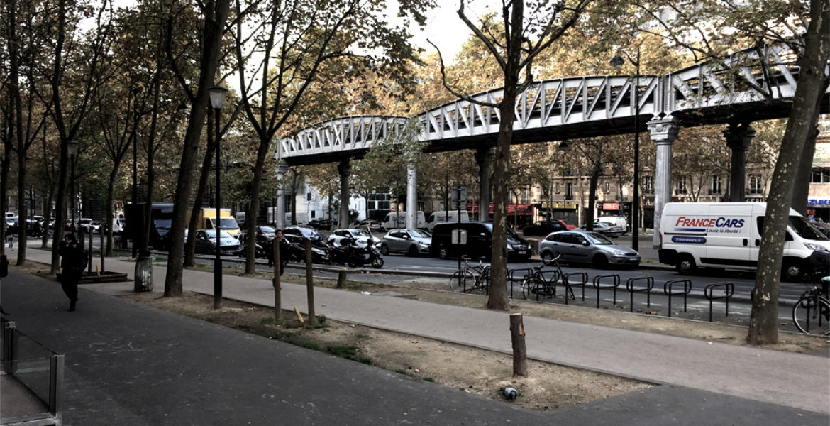 Réinventer Paris II, PLACEMAKER’S LAB PARIS, Espace viaire sous viaduc, métro ligne 6